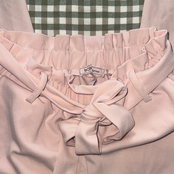 BCBGeneration Pink High-Waisted Trousers - Picture 2 of 2
